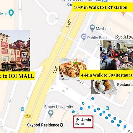 Puchong Skypod Residence, 1-5 Pax Cozy Unit, Walking Distance To Ioi Mall, 10Min Drive To Sunway Ngoại thất bức ảnh